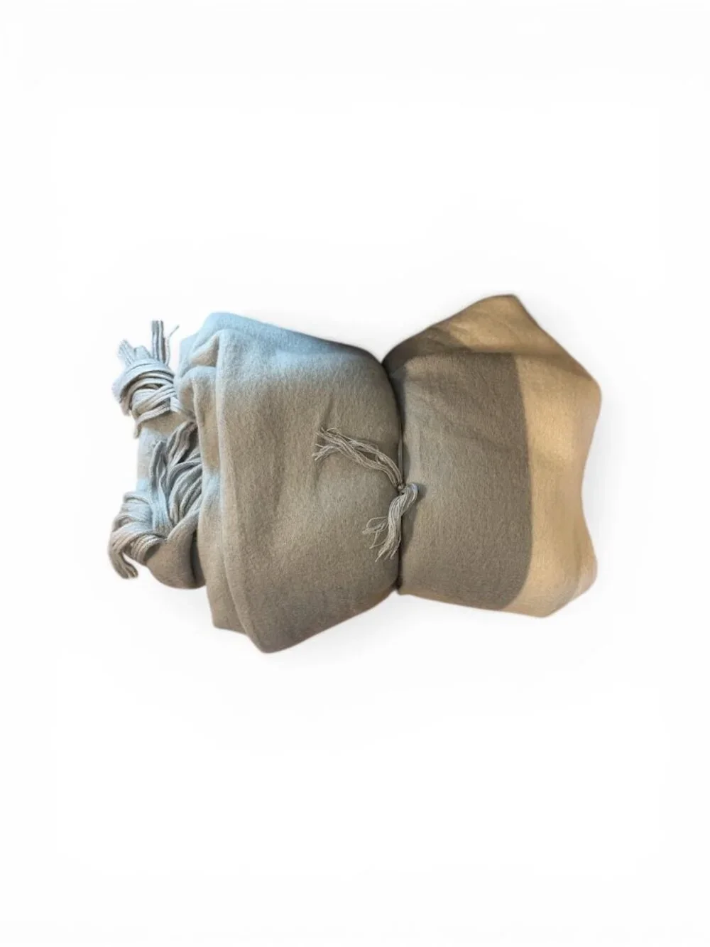 Crate & Barrel Throw Blanket – NWT Gray/Cream